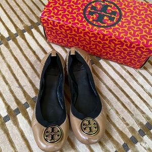 Tory Burch Leather Ballet Slippers